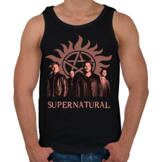 PRINTFASHION odaát2C - Férfi atléta - Fekete