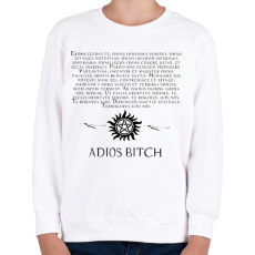 PRINTFASHION ODAÁT DÉMONŰZŐ SZÖVEG2 - Gyerek pulóver - Fehér