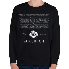 PRINTFASHION ODAÁT DÉMONŰZŐ SZÖVEG - Gyerek pulóver - Fekete gyerek pulóver, kardigán