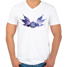 PRINTFASHION Odaát (Supernatural) - Férfi V-nyakú póló - Fehér