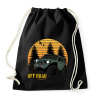 PRINTFASHION Off Road adventure - Sportzsák, Tornazsák - Fekete