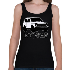 PRINTFASHION OFF ROAD - Női atléta - Fekete