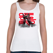 PRINTFASHION Off The Grid - Női atléta - Fehér női trikó