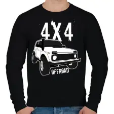 PRINTFASHION offroad - Férfi pulóver - Fekete női pulóver, kardigán
