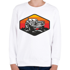 PRINTFASHION offroad - Gyerek pulóver - Fehér gyerek pulóver, kardigán