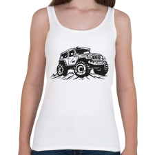 PRINTFASHION offroad - Női atléta - Fehér női trikó