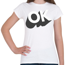 PRINTFASHION OK - Női póló - Fehér