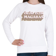 PRINTFASHION Ökör iszik magában - Női pulóver - Fehér