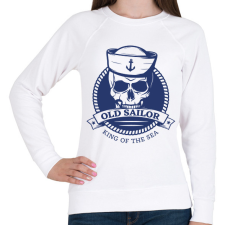 PRINTFASHION Old sailor - Női pulóver - Fehér női póló