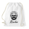 PRINTFASHION Old School Barber - Sportzsák, Tornazsák - Fehér