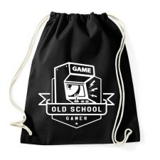 PRINTFASHION Old School Gamer - Sportzsák, Tornazsák - Fekete tornazsák