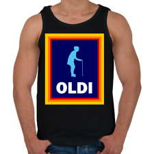 PRINTFASHION OLDI (n) - Férfi atléta - Fekete atléta, trikó