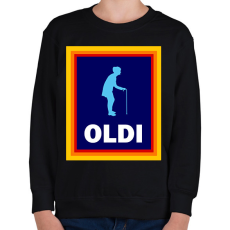 PRINTFASHION OLDI (n) - Gyerek pulóver - Fekete