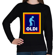 PRINTFASHION OLDI - Női pulóver - Fekete női pulóver, kardigán