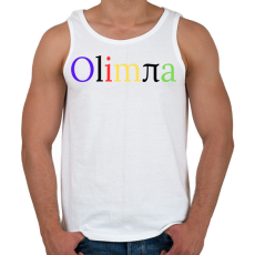 PRINTFASHION Olimpia - Férfi atléta - Fehér