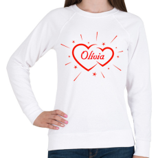 PRINTFASHION Olívia - Női pulóver - Fehér