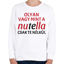 PRINTFASHION Olyan vagy - Gyerek pulóver - Fehér gyerek pulóver, kardigán