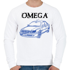 PRINTFASHION Omega - Férfi pulóver - Fehér férfi pulóver, kardigán