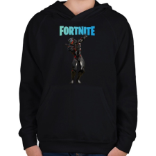 PRINTFASHION Omega Fortnite - Gyerek kapucnis pulóver - Fekete gyerek pulóver, kardigán
