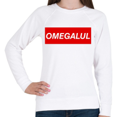 PRINTFASHION OMEGALUL - Női pulóver - Fehér