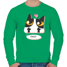 PRINTFASHION OMG - Férfi pulóver - Zöld férfi pulóver, kardigán