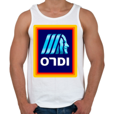 PRINTFASHION Ondi - Férfi atléta - Fehér atléta, trikó