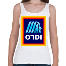 PRINTFASHION Ondi - Női atléta - Fehér női trikó