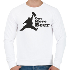 PRINTFASHION one more beer - Férfi pulóver - Fehér férfi pulóver, kardigán