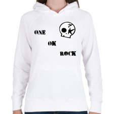 PRINTFASHION One Ok Rock - Női kapucnis pulóver - Fehér női pulóver, kardigán