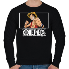 PRINTFASHION One Piece - Férfi pulóver - Fekete férfi pulóver, kardigán