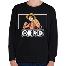 PRINTFASHION One Piece - Gyerek pulóver - Fekete gyerek pulóver, kardigán