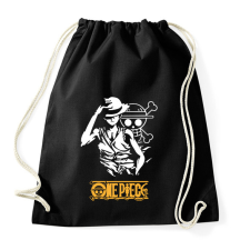 PRINTFASHION One Piece Luffy - Sportzsák, Tornazsák - Fekete tornazsák