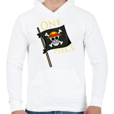 PRINTFASHION one piece terv - Férfi kapucnis pulóver - Fehér