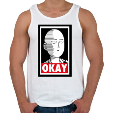 PRINTFASHION One Punch Man - Férfi atléta - Fehér