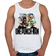 PRINTFASHION One Punch Man - Férfi atléta - Fehér