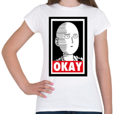 PRINTFASHION One Punch Man - Női póló - Fehér női póló