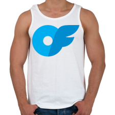 PRINTFASHION Only Fans - Férfi atléta - Fehér atléta, trikó