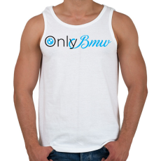 PRINTFASHION OnlyBmw - Férfi atléta - Fehér