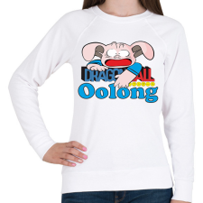 PRINTFASHION Oolong - Női pulóver - Fehér női pulóver, kardigán
