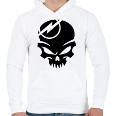 PRINTFASHION Opel koponya - Férfi kapucnis pulóver - Fehér