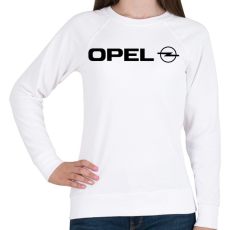 PRINTFASHION OPEL LOGO - Női pulóver - Fehér