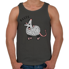 PRINTFASHION Oposszum #2 - Férfi atléta - Sötétszürke