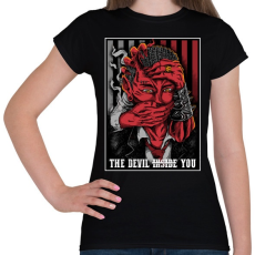 PRINTFASHION Ördög szabályok - Női póló - Fekete
