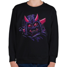 PRINTFASHION Ördögi jakuza - Gyerek pulóver - Fekete gyerek pulóver, kardigán