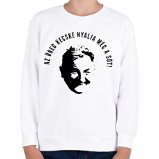 PRINTFASHION ÖREG KECSKE - Gyerek pulóver - Fehér