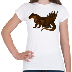 PRINTFASHION Óriás Sárkány - Női póló - Fehér