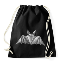 PRINTFASHION Origami denevér - Sportzsák, Tornazsák - Fekete tornazsák