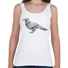 PRINTFASHION Origami varjú - Női atléta - Fehér