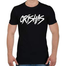 PRINTFASHION ORISHAS - Férfi póló - Fekete