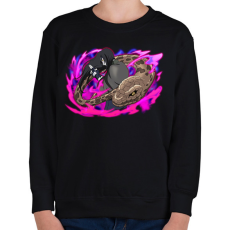 PRINTFASHION Orochimaru - Gyerek pulóver - Fekete